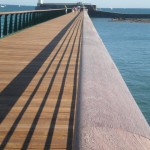 Passerelle Sable d'Olonne en Ipé par Bourgoin bois