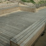 Aménagement littoral St Nazaire/Pornichet, en bois de Chêne par Bourgoin bois