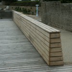 Aménagement littoral St Nazaire/Pornichet, en bois de Chêne par Bourgoin bois