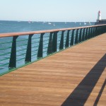 Passerelle Sable d'Olonne en Ipé par Bourgoin bois