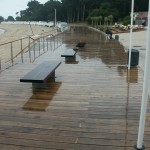 platelage chêne blanc et Ipé, plage des Dames à Noirmoutier par Bourgoin bois